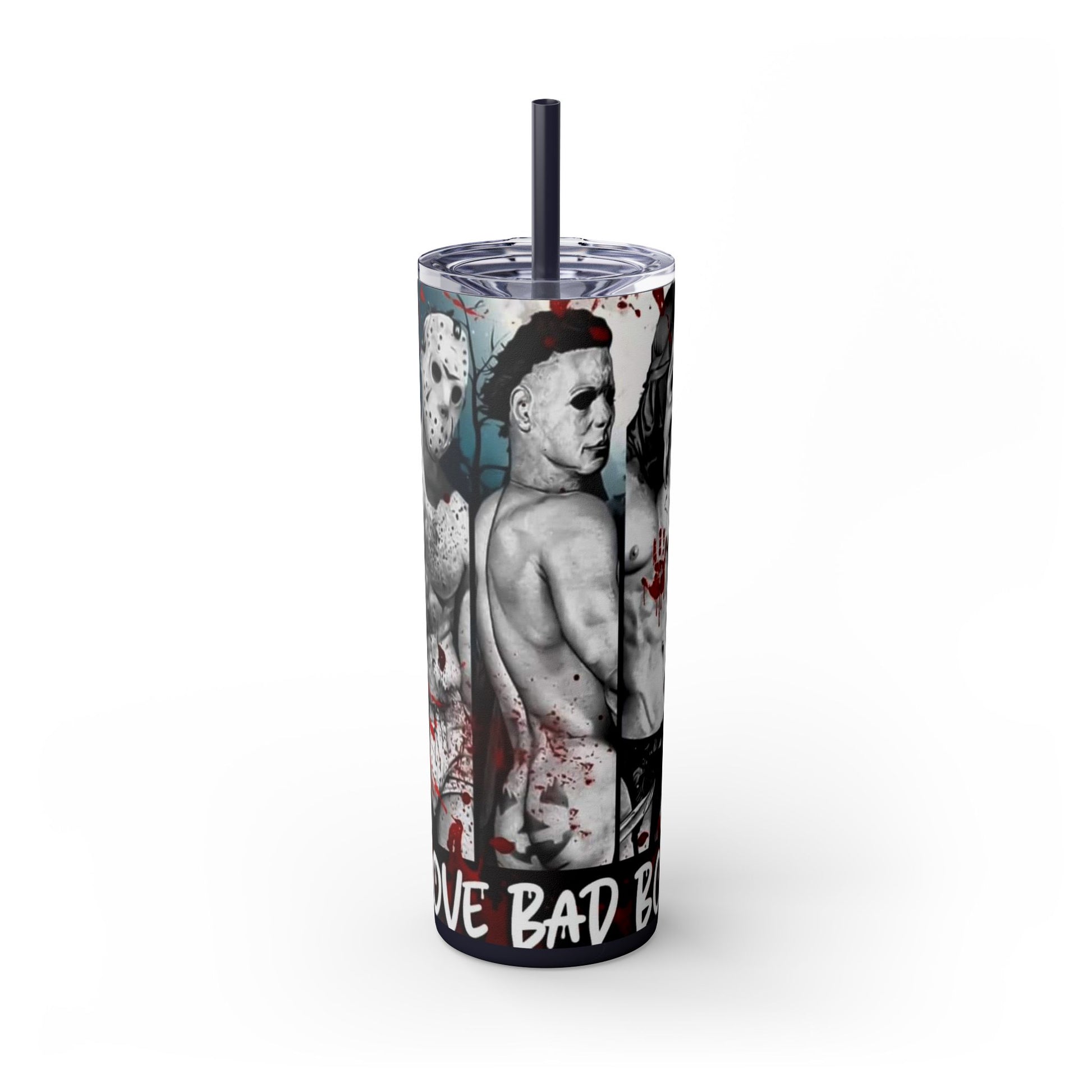 I Love Bad Boys Skinny Tumbler - House of O & A