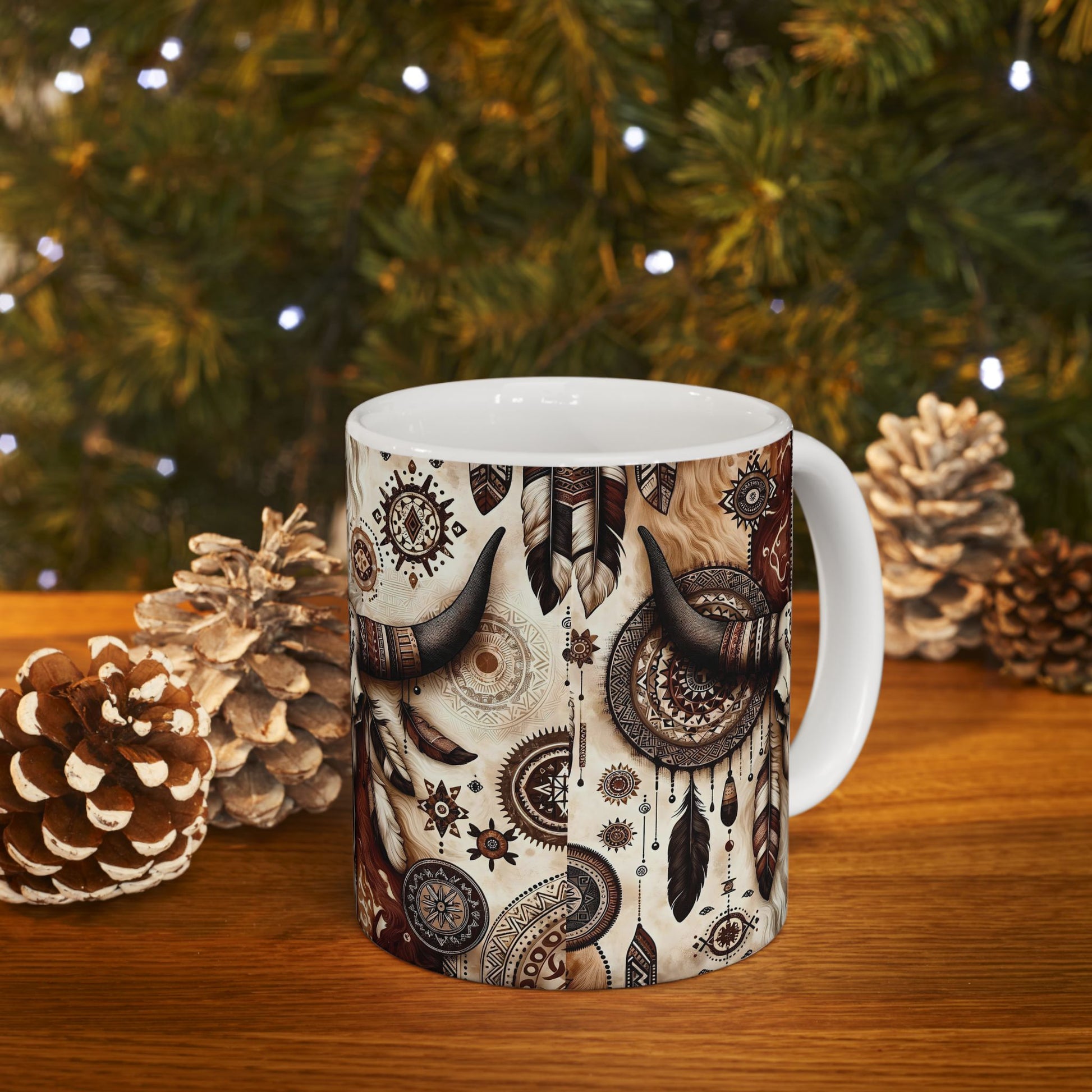 Western Skull Ceramic Mug - House of O & A