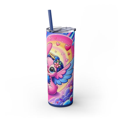 Skinny Tumbler - Stitch and Angel Love Design