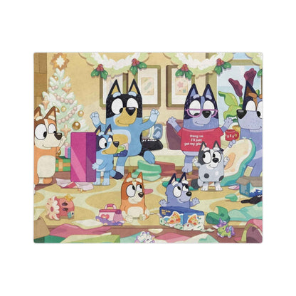 Bluey - Velveteen Minky Blanket