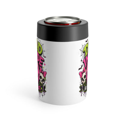 Can Holder — 'Dead Inside But Cute' Skull Can Cooler