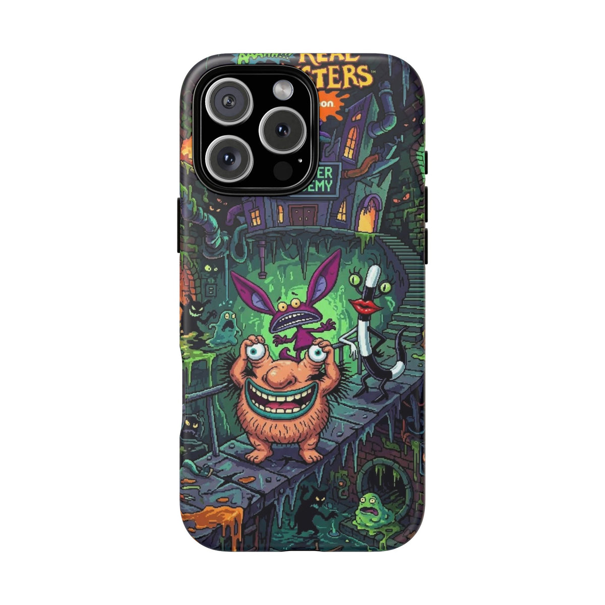 Colorful Cartoon Monster Academy Design (Tough Cases)