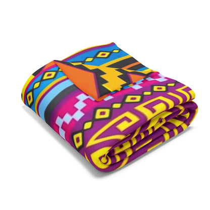 Aztec Pattern - Arctic Blanket - House of O & A