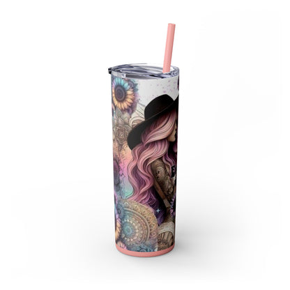 She Overcame Inspirational Skinny Tumbler - House of O & A