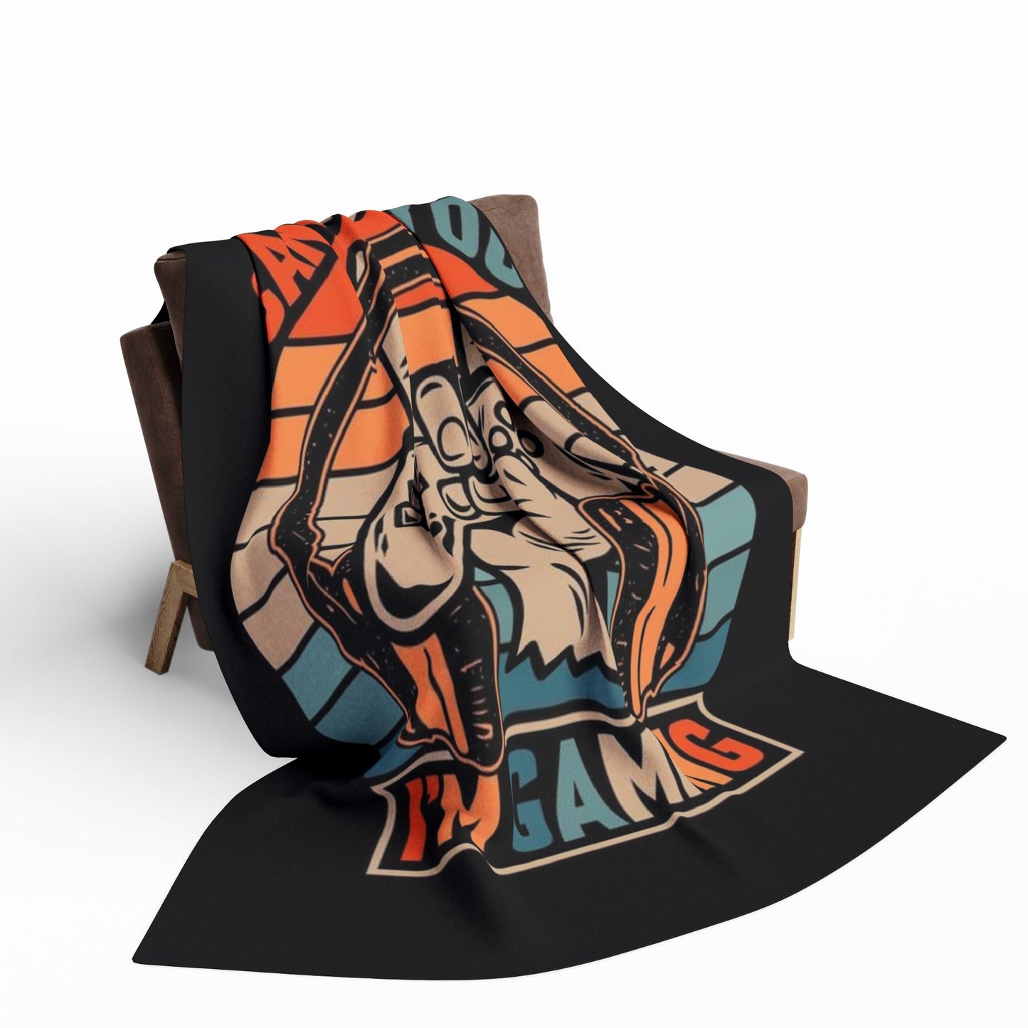 "I'm Gaming" Cozy Arctic Blanket for Gamers