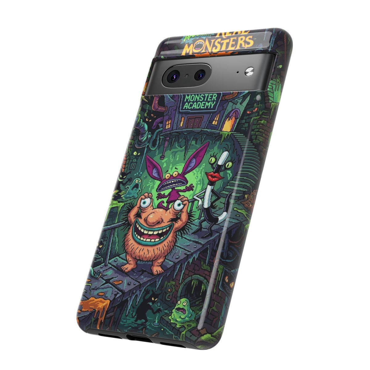 Google Pixel - Colorful Cartoon Monster Academy Design (Tough Cases)