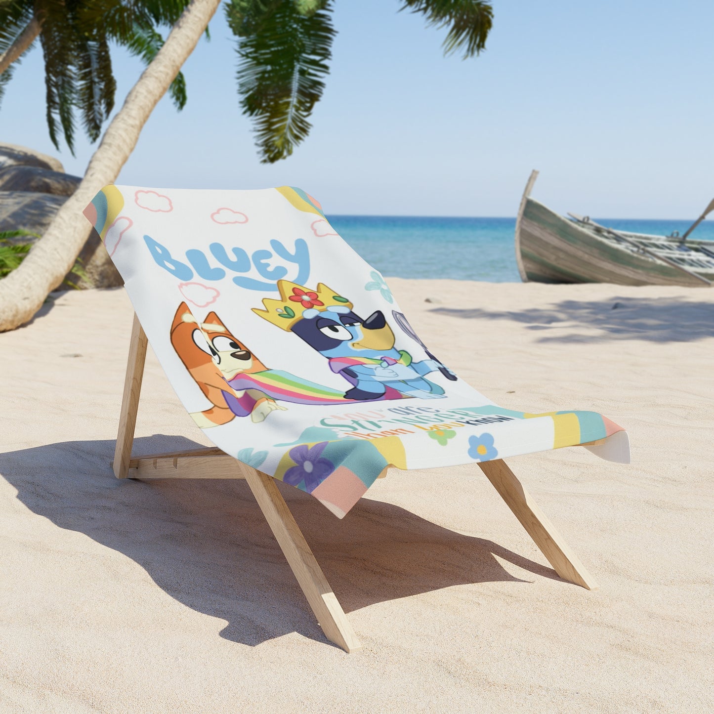 Beach Towel - Bluey, You Are Stronger Than You Know