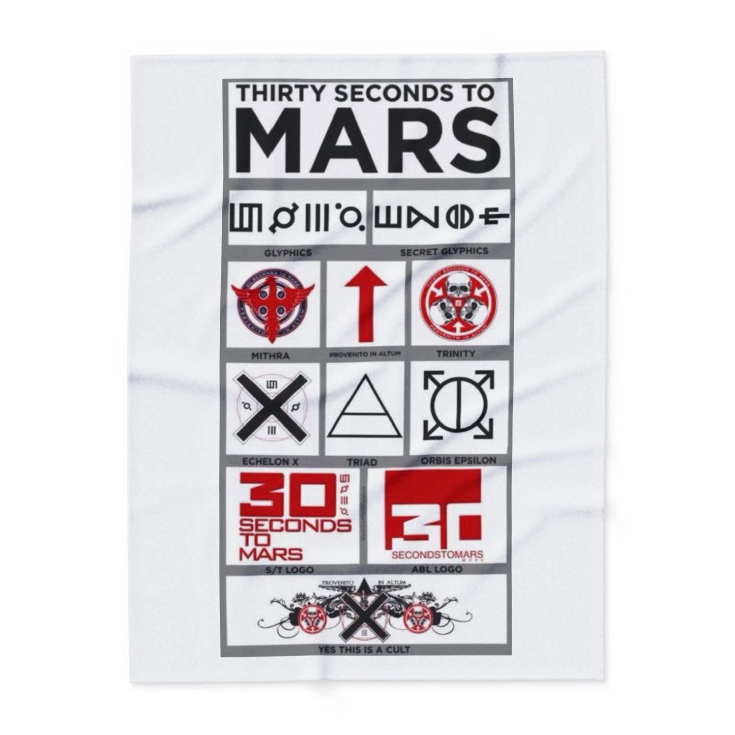 Thirty Seconds to Mars Arctic Blanket — "Yes This Is a Cult"