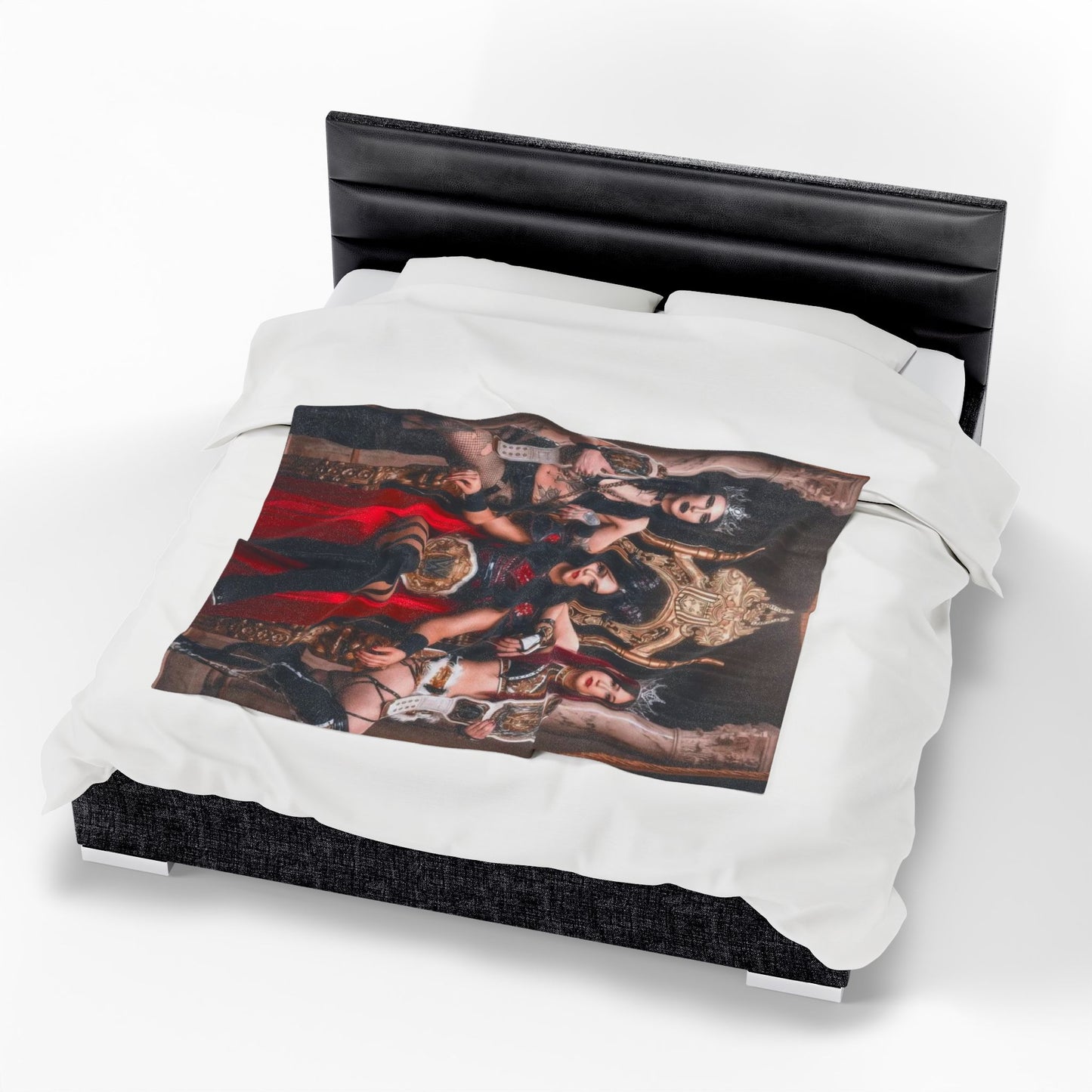 Royal Queens of the WWE Velvet Plush Blanket