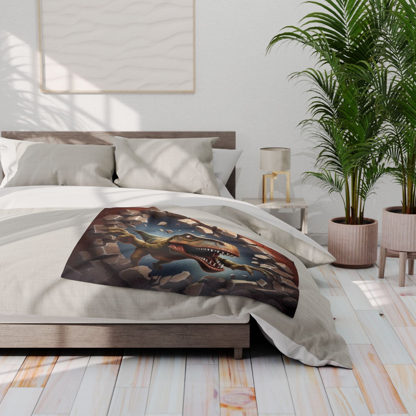 T-Rex Wall Break Arctic Blanket