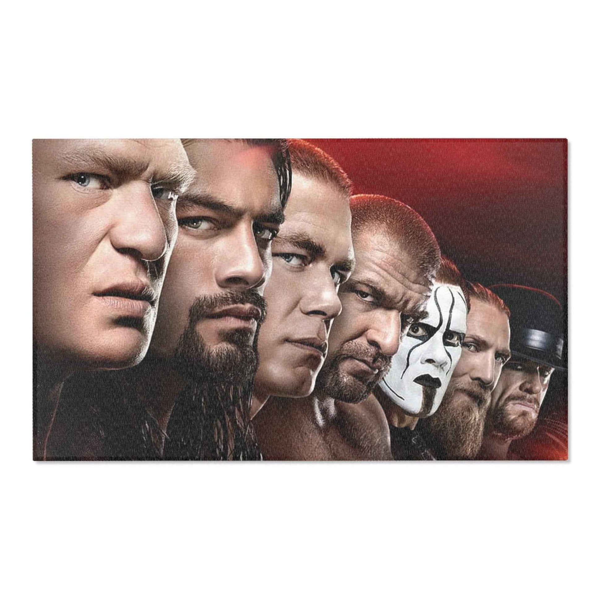 WWE Red Area Rug