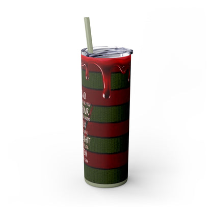 🔥 Freddy Krueger Skinny Tumbler – A Nightmare You’ll Love 🔥 - House of O & A