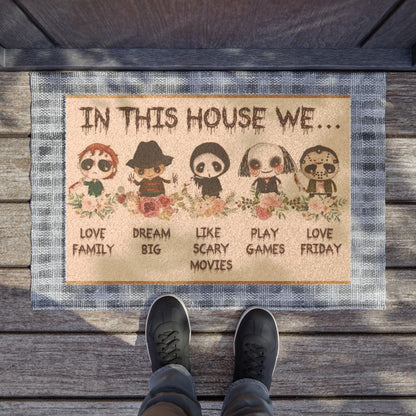 "In This House" Welcome Mat