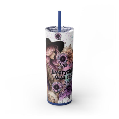 She Overcame Inspirational Skinny Tumbler - House of O & A