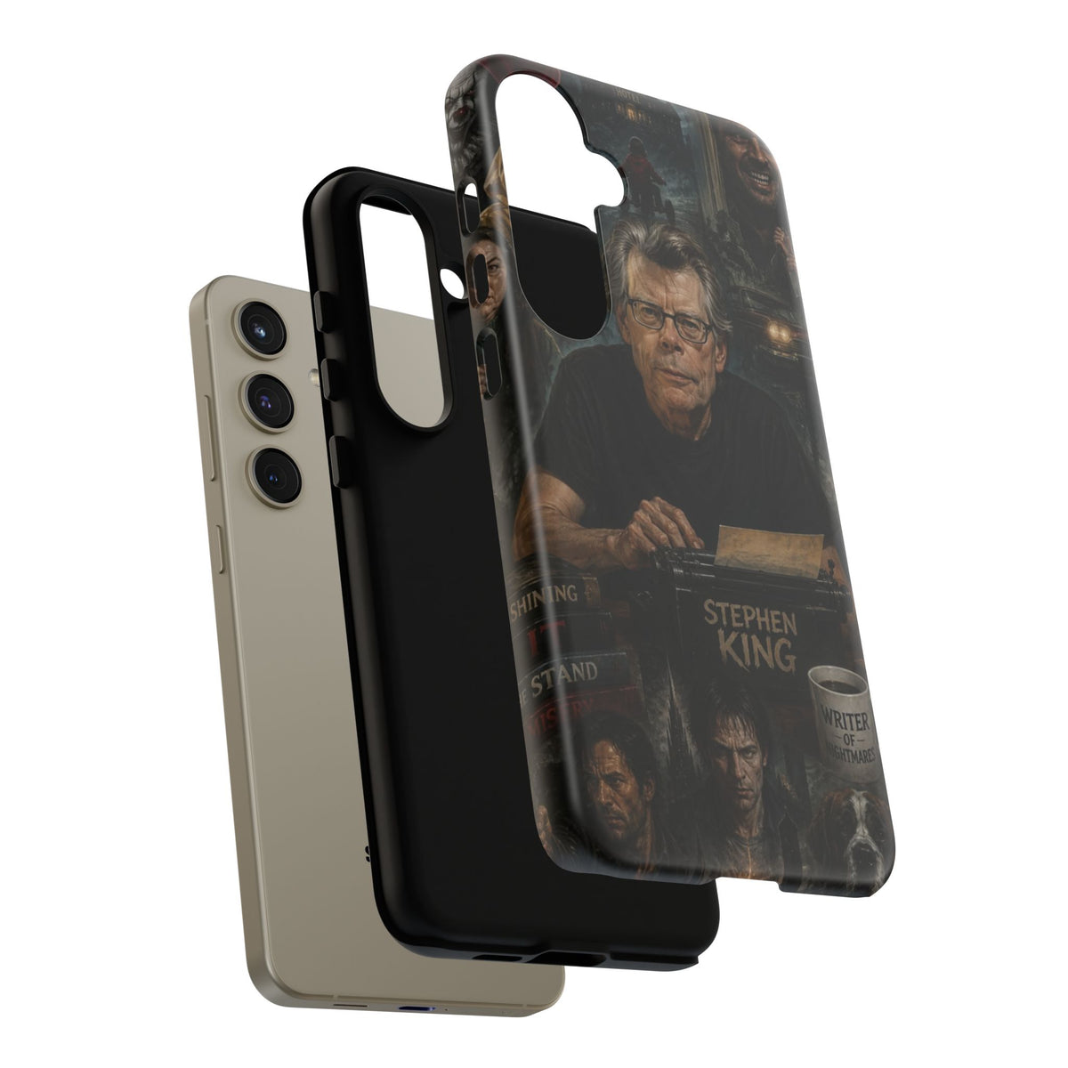 Stephen King Horror Phone Case – Gothic Dark Literature Samsung Protective Case