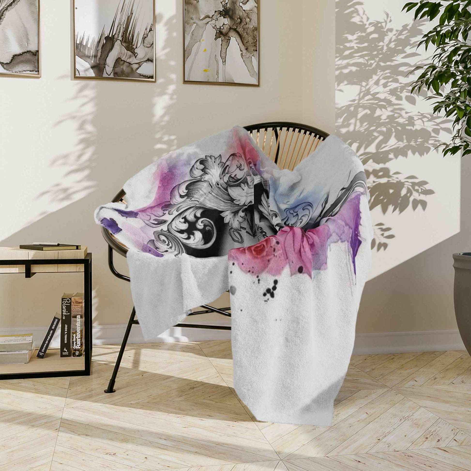 Day of the Dead  - Velveteen Minky Blanket
