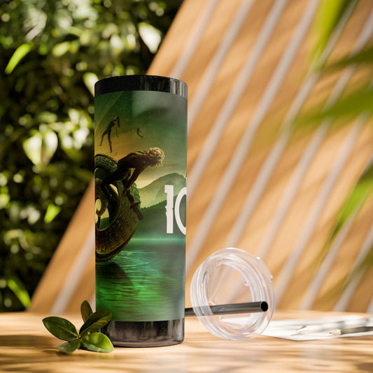 "The 100" Stainless Steel Tumbler - Green