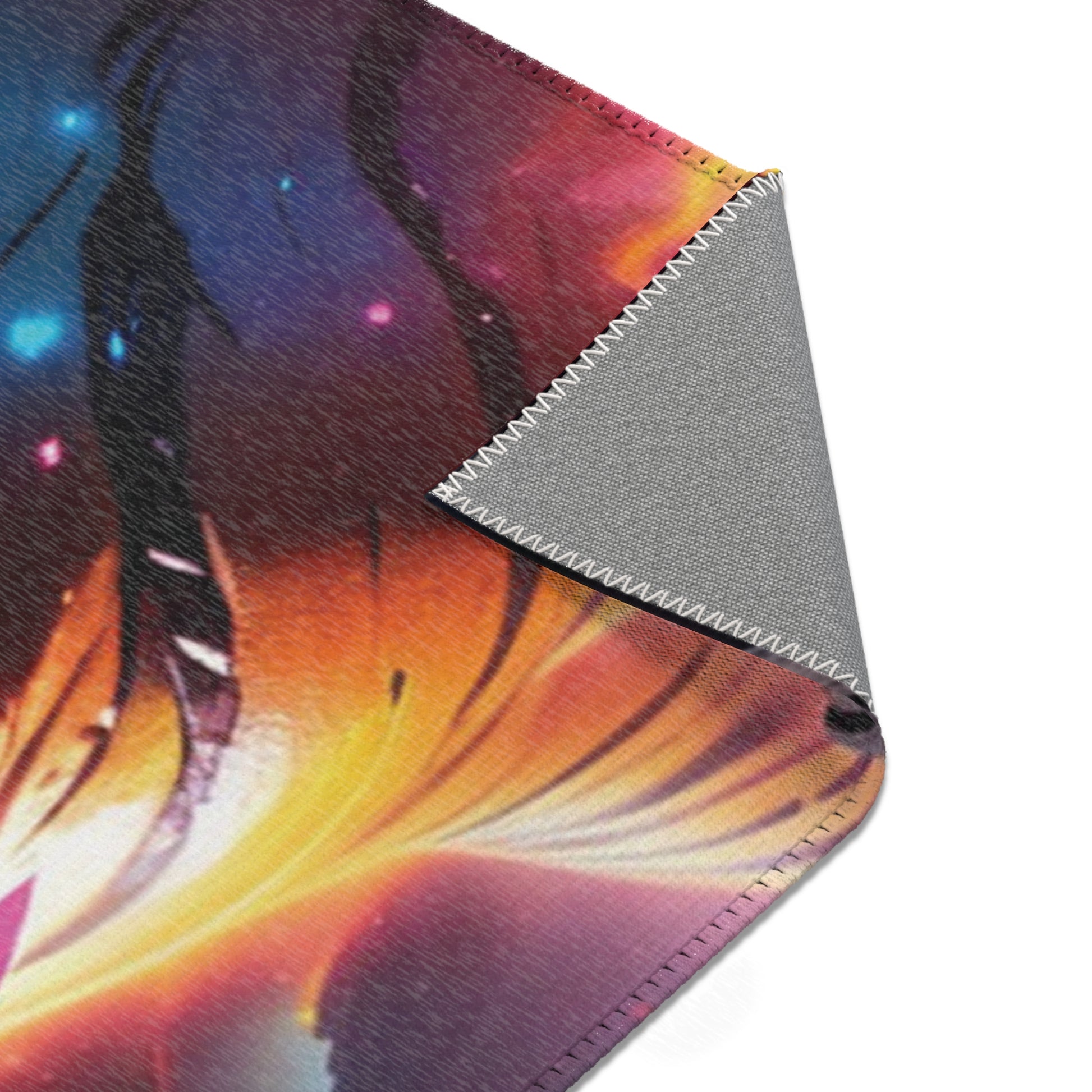 Growling Rainbow Tiger - Area Rug - House of O & A