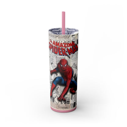 Skinny Tumbler Spiderman 20oz - House of O & A