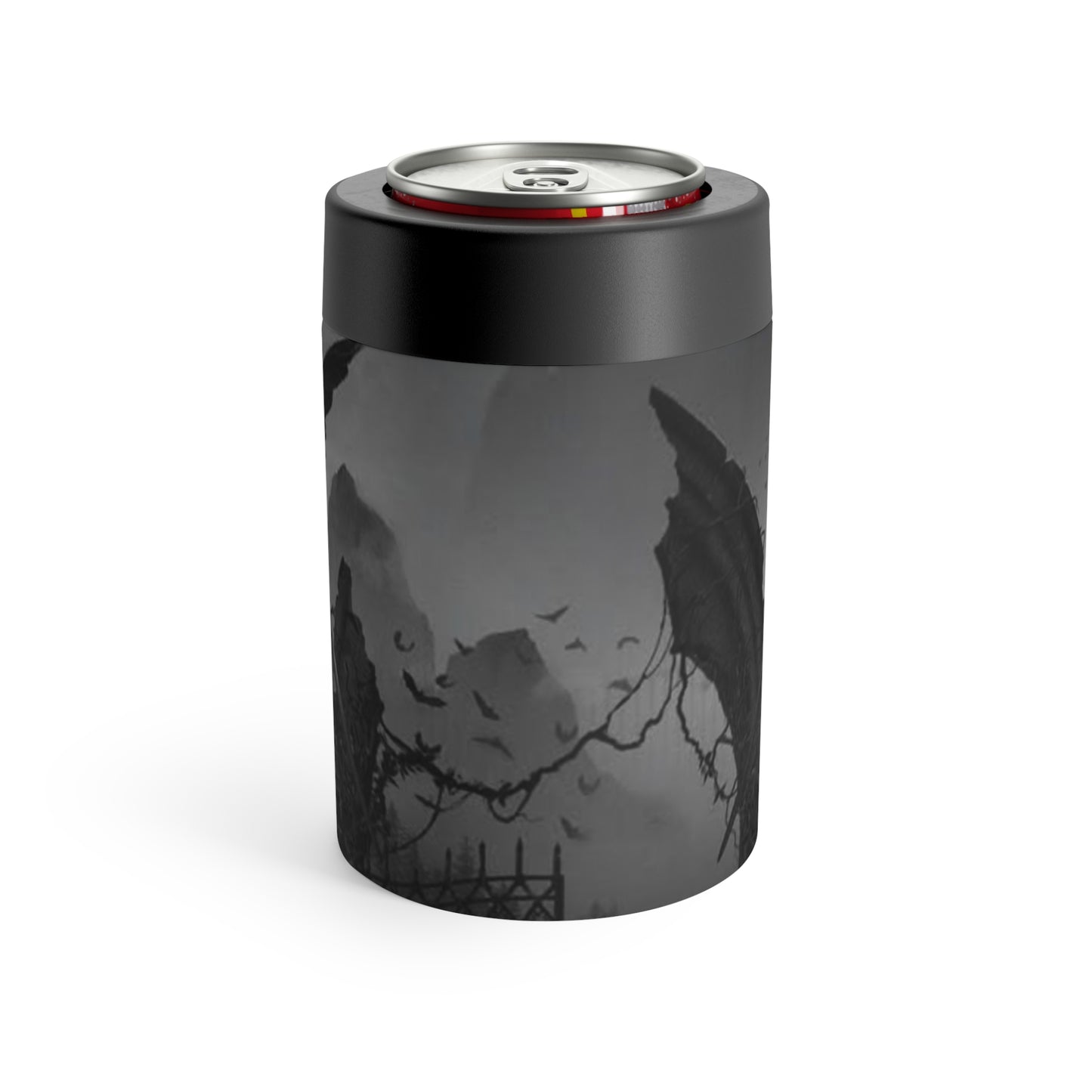 Gothic Angel Can Holder – Vampire Wings Cemetery Drink Cooler