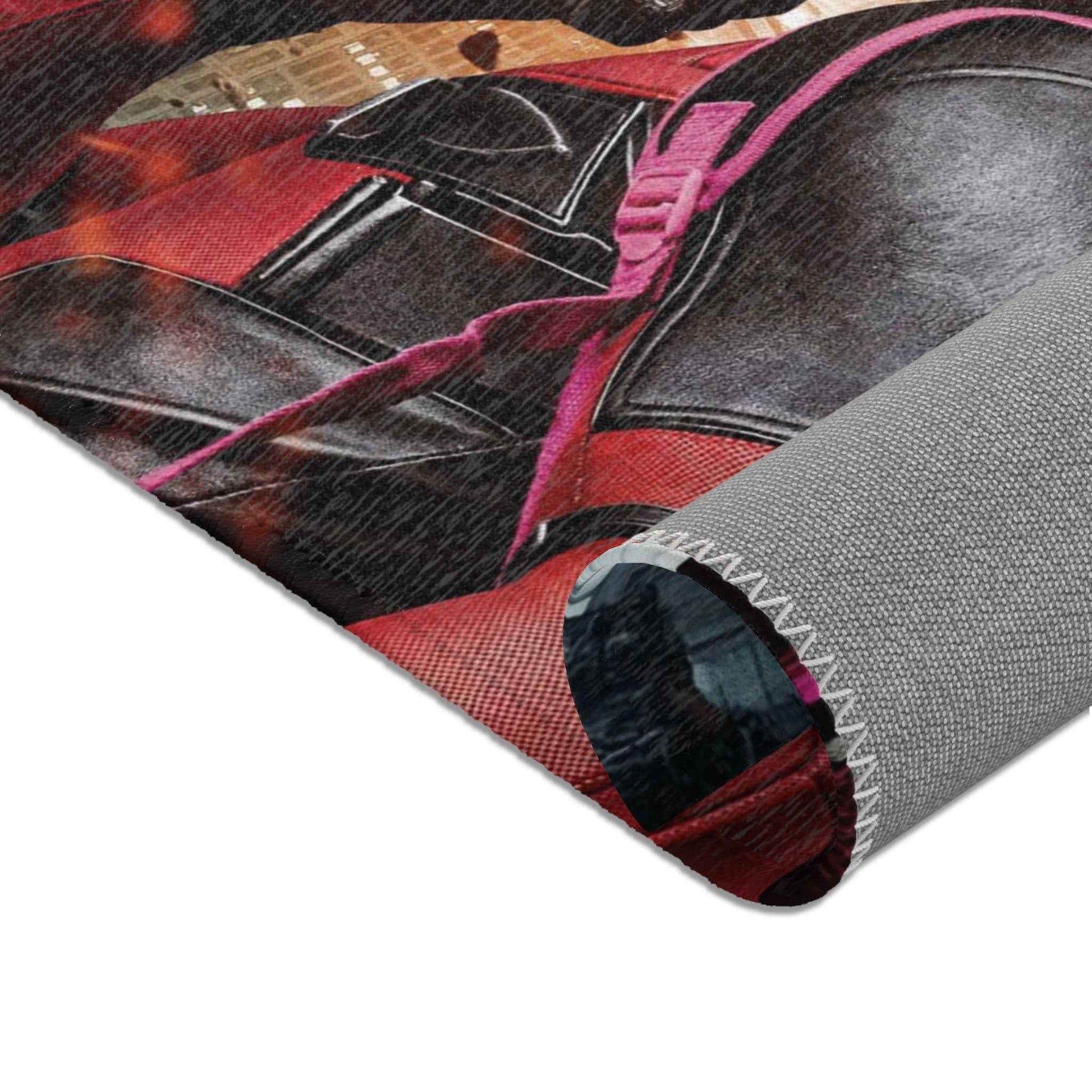 Cheeky Deadpool Area Rug