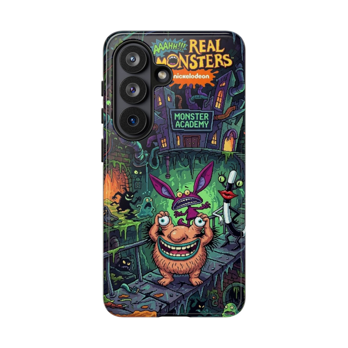 Samsung - Colorful Cartoon Monster Academy Design (Tough Cases)