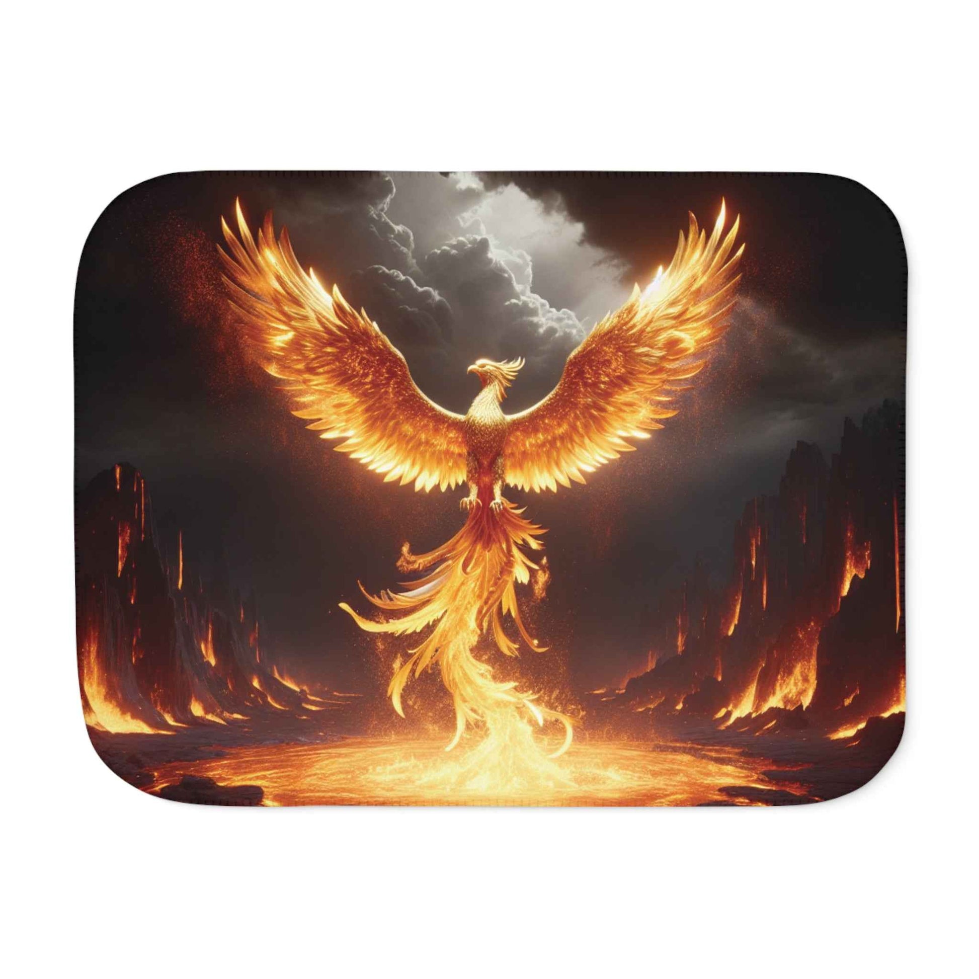 Phoenix Rebirth - Sherpa Blanket