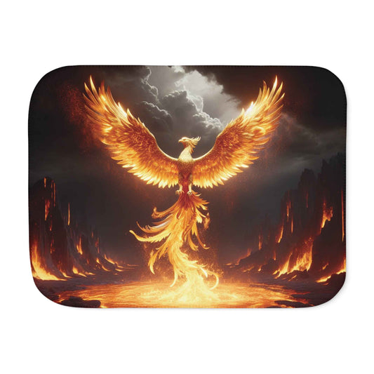 Phoenix Rebirth - Sherpa Blanket
