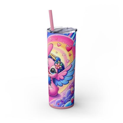 Skinny Tumbler - Stitch and Angel Love Design