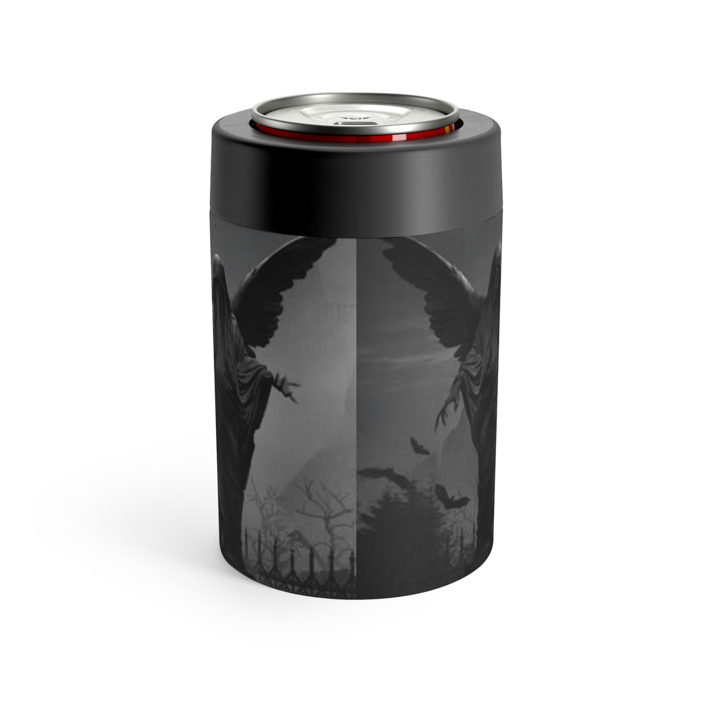 Gothic Angel Can Holder – Vampire Wings Cemetery Drink Cooler