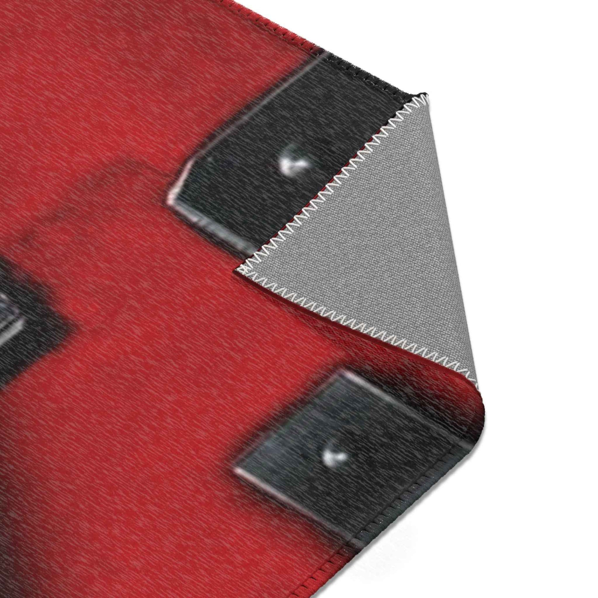 Warning Gamer Zone Area Rug