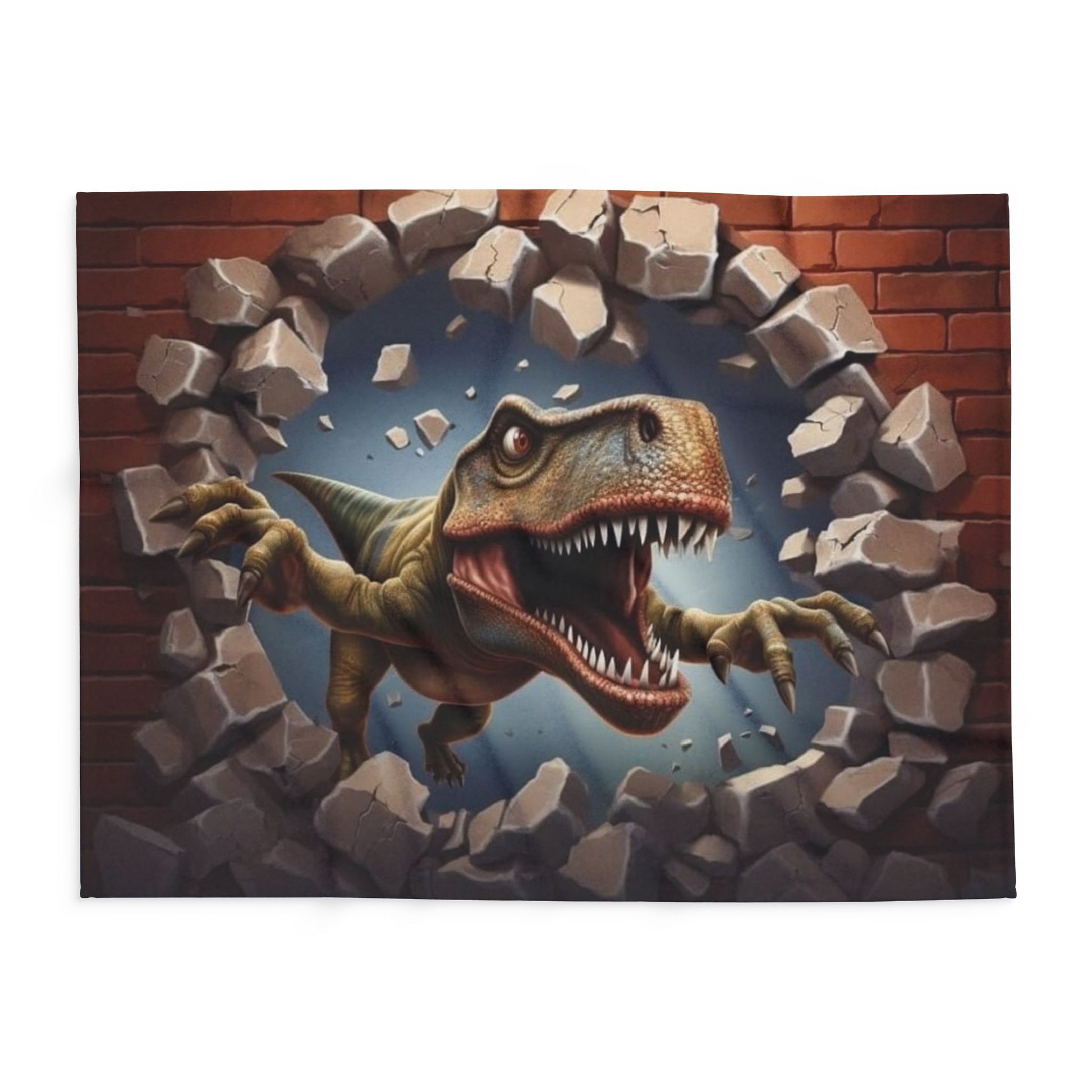 T-Rex Wall Break Arctic Blanket - House of O & A