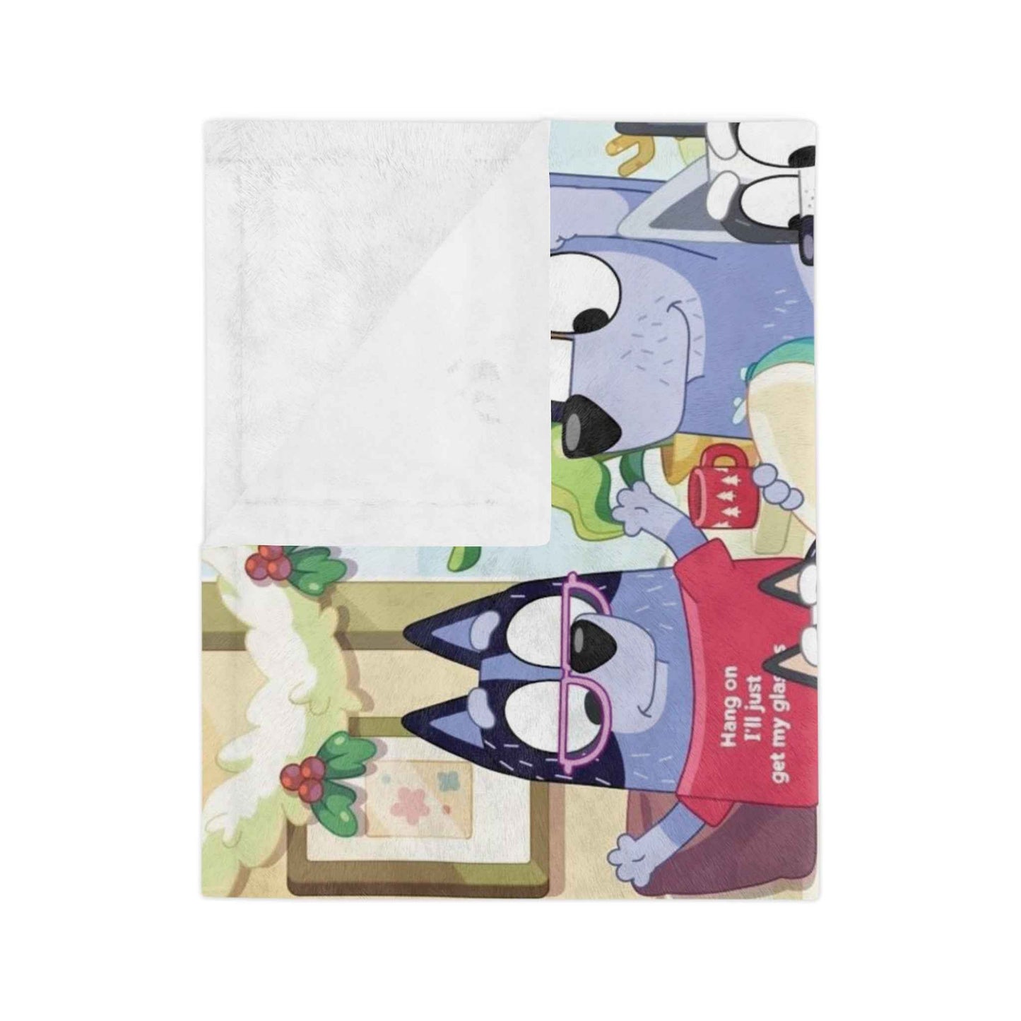 Bluey - Velveteen Minky Blanket
