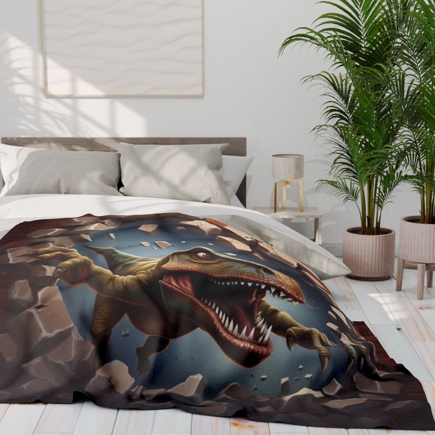 T-Rex Wall Break Arctic Blanket