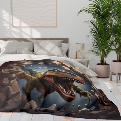 T-Rex Wall Break Arctic Blanket