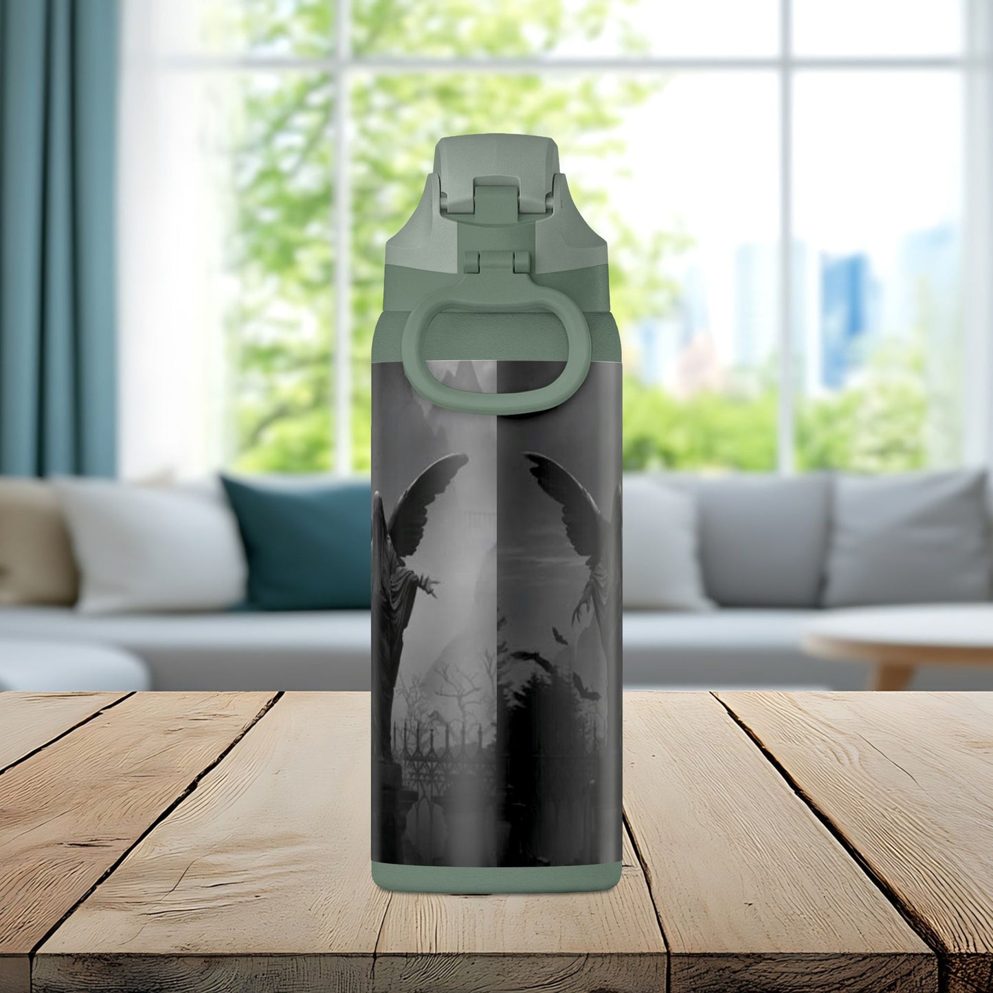 Insulated Water Bottle — Gothic Angel