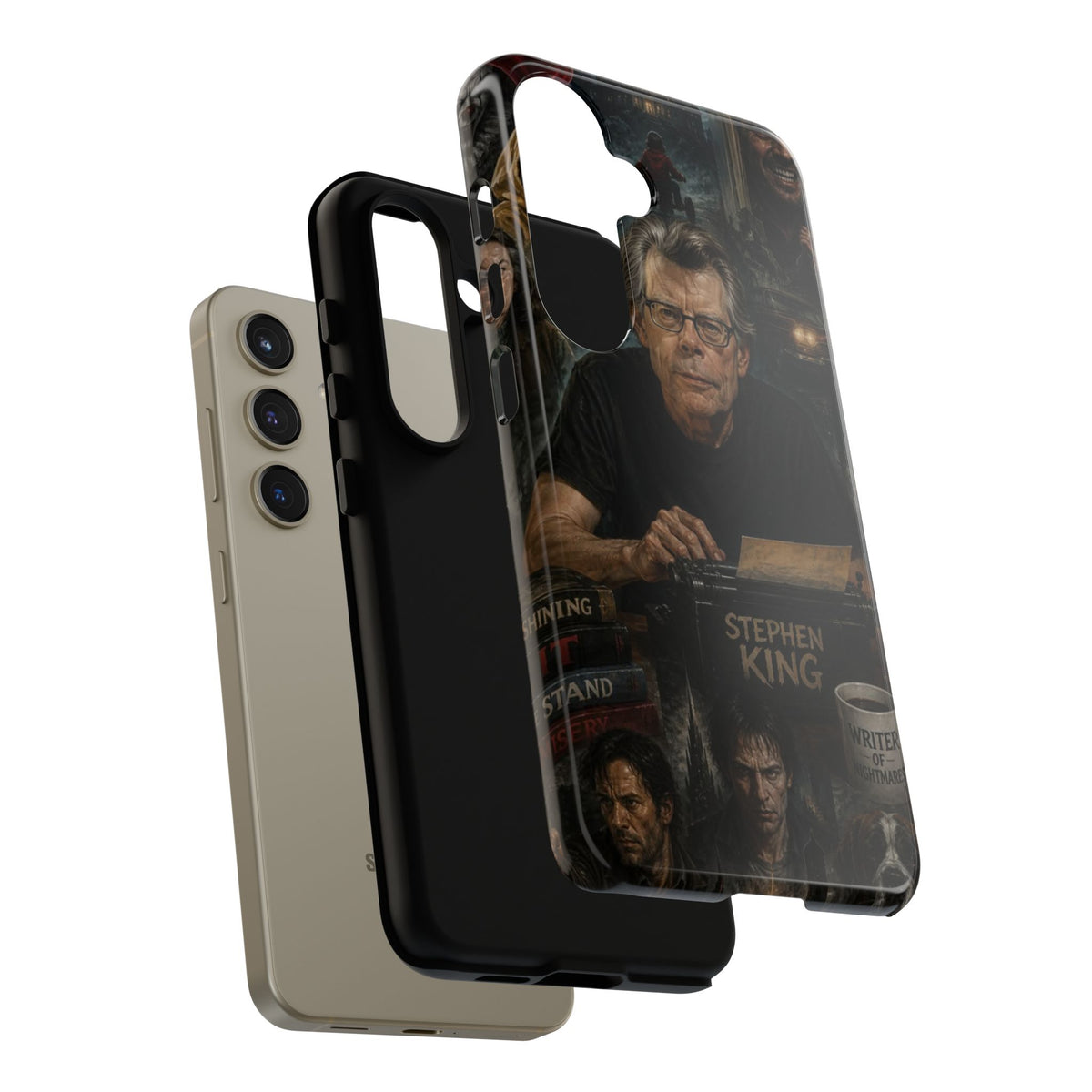 Stephen King Horror Phone Case – Gothic Dark Literature Samsung Protective Case