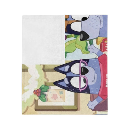 Bluey - Velveteen Minky Blanket