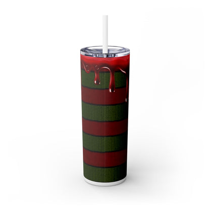 🔥 Freddy Krueger Skinny Tumbler – A Nightmare You’ll Love 🔥