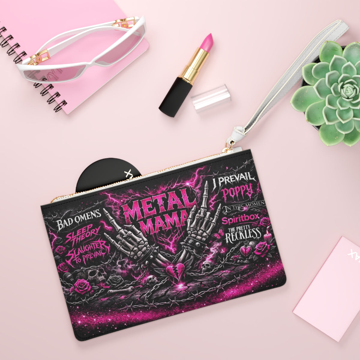 Metal Mama Clutch Bag