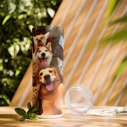 Fur Ever Friends Skinny Tumbler