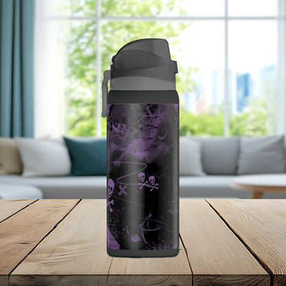 Purple Skull Chaos 32oz Insulated Water Bottle