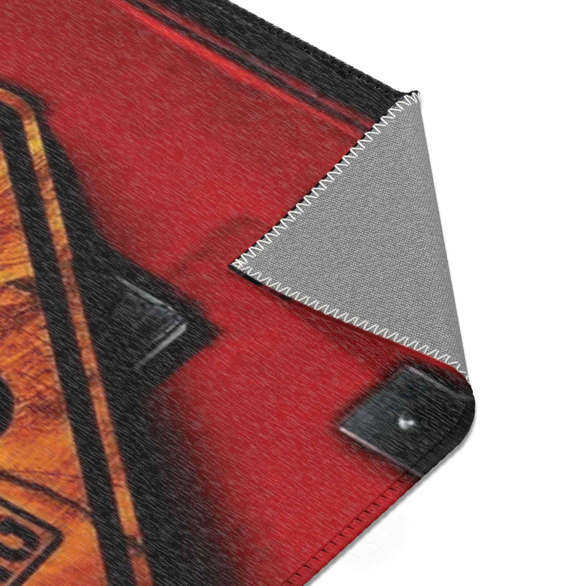 Warning Gamer Zone Area Rug