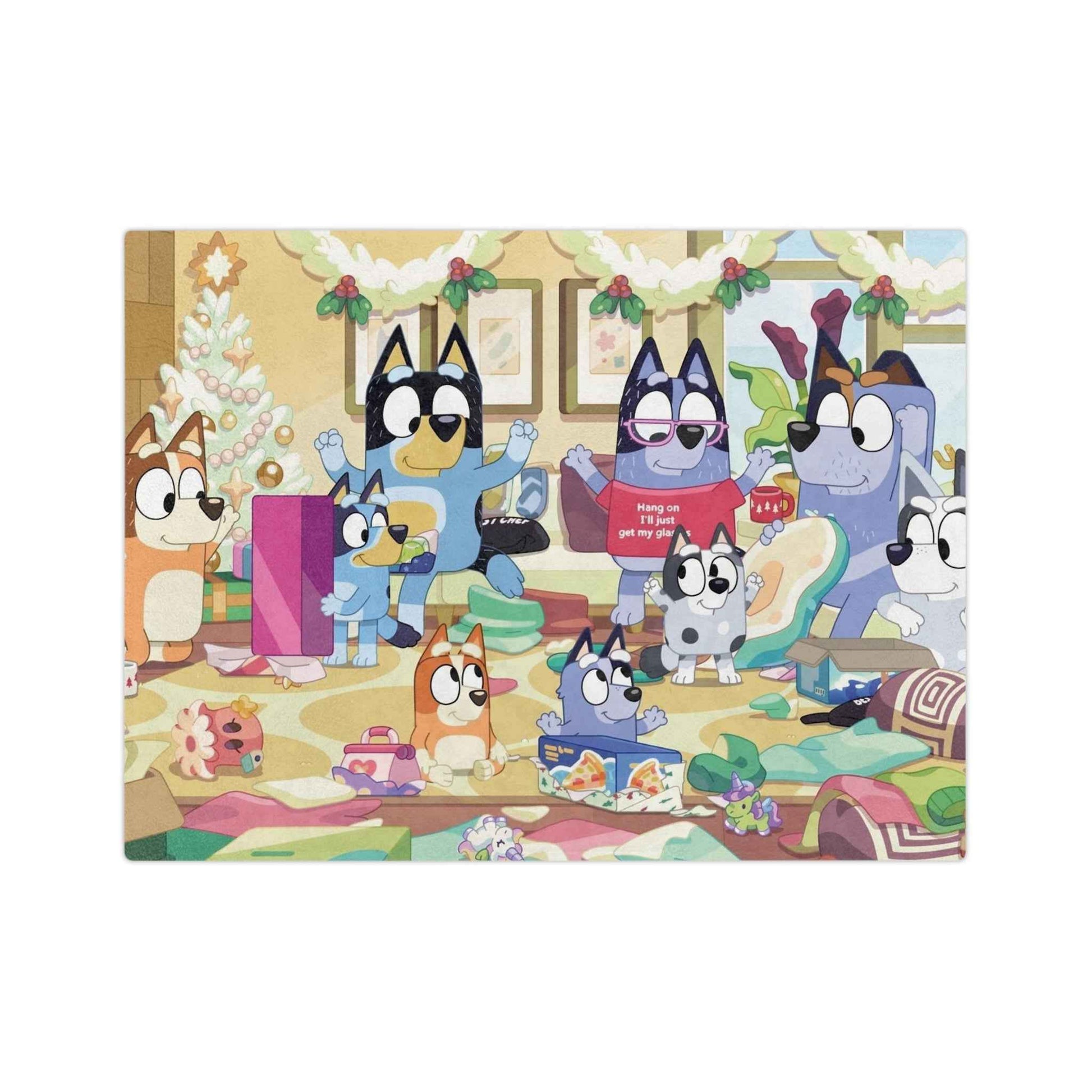 Bluey - Velveteen Minky Blanket