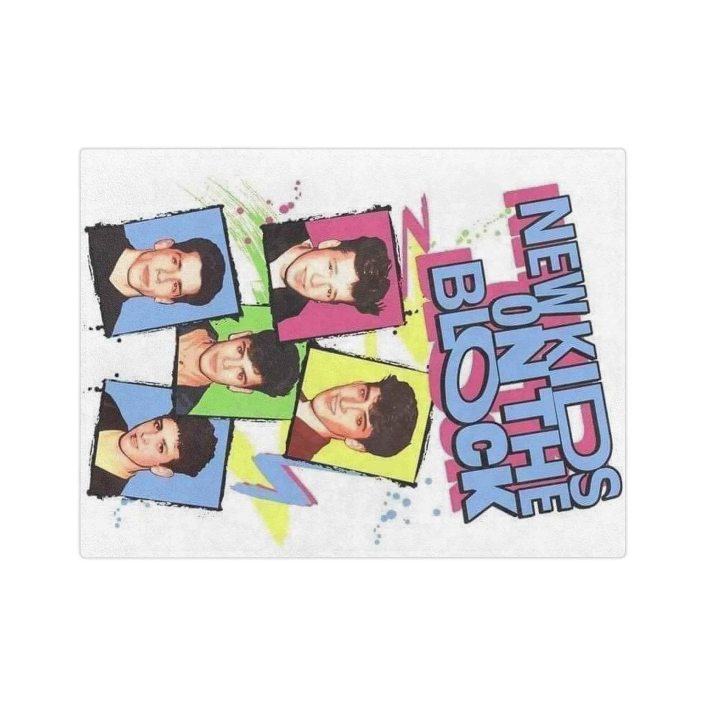 New Kids on the Block - Velveteen Minky Blanket