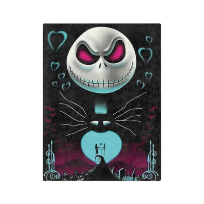 Jack Skeleton Halloween Velveteen Blanket