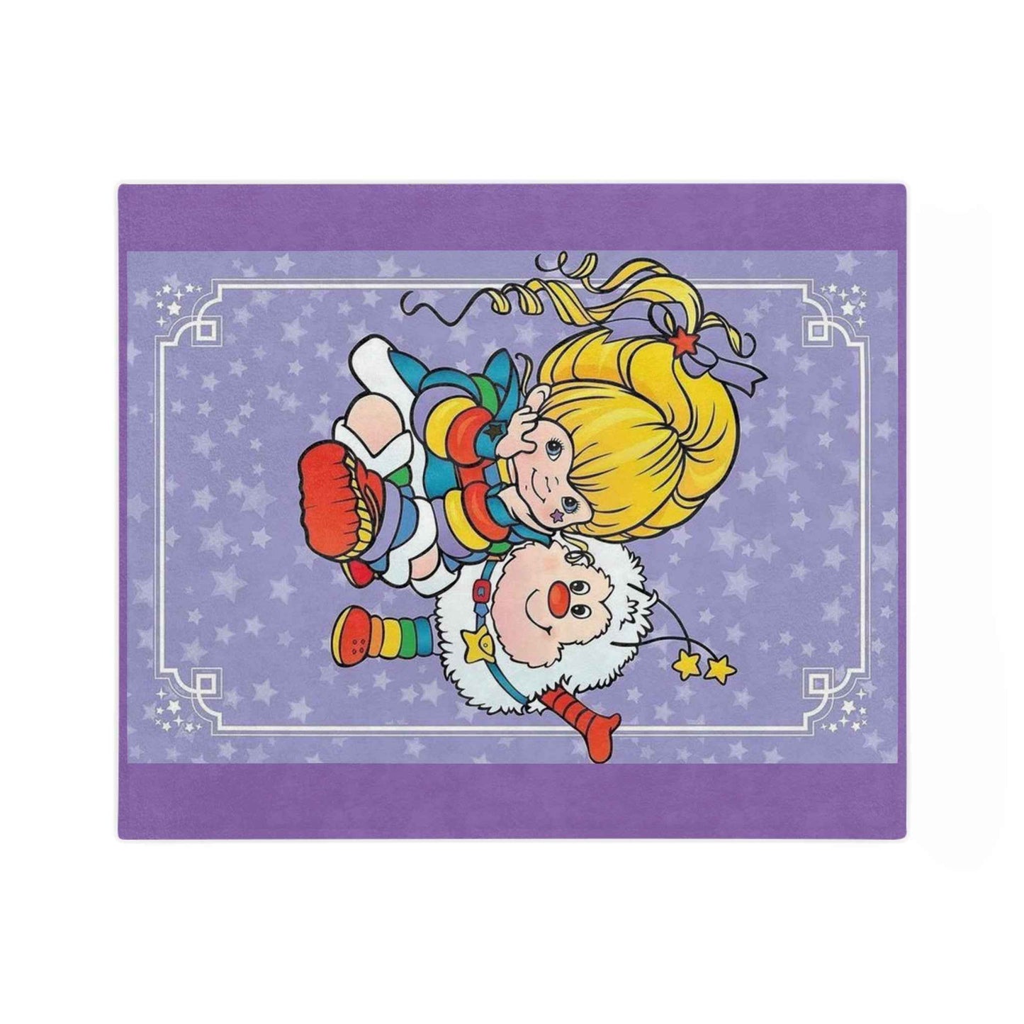 Rainbow Bright - Velveteen Minky Blanket