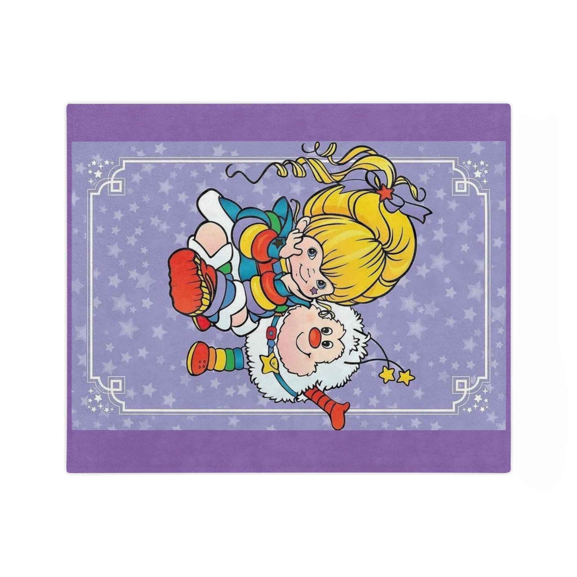 Rainbow Bright - Velveteen Minky Blanket