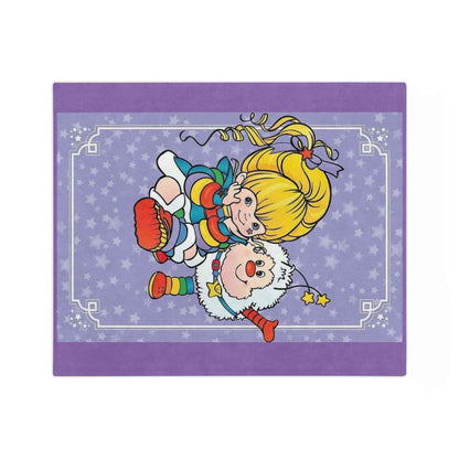 Rainbow Bright - Velveteen Minky Blanket
