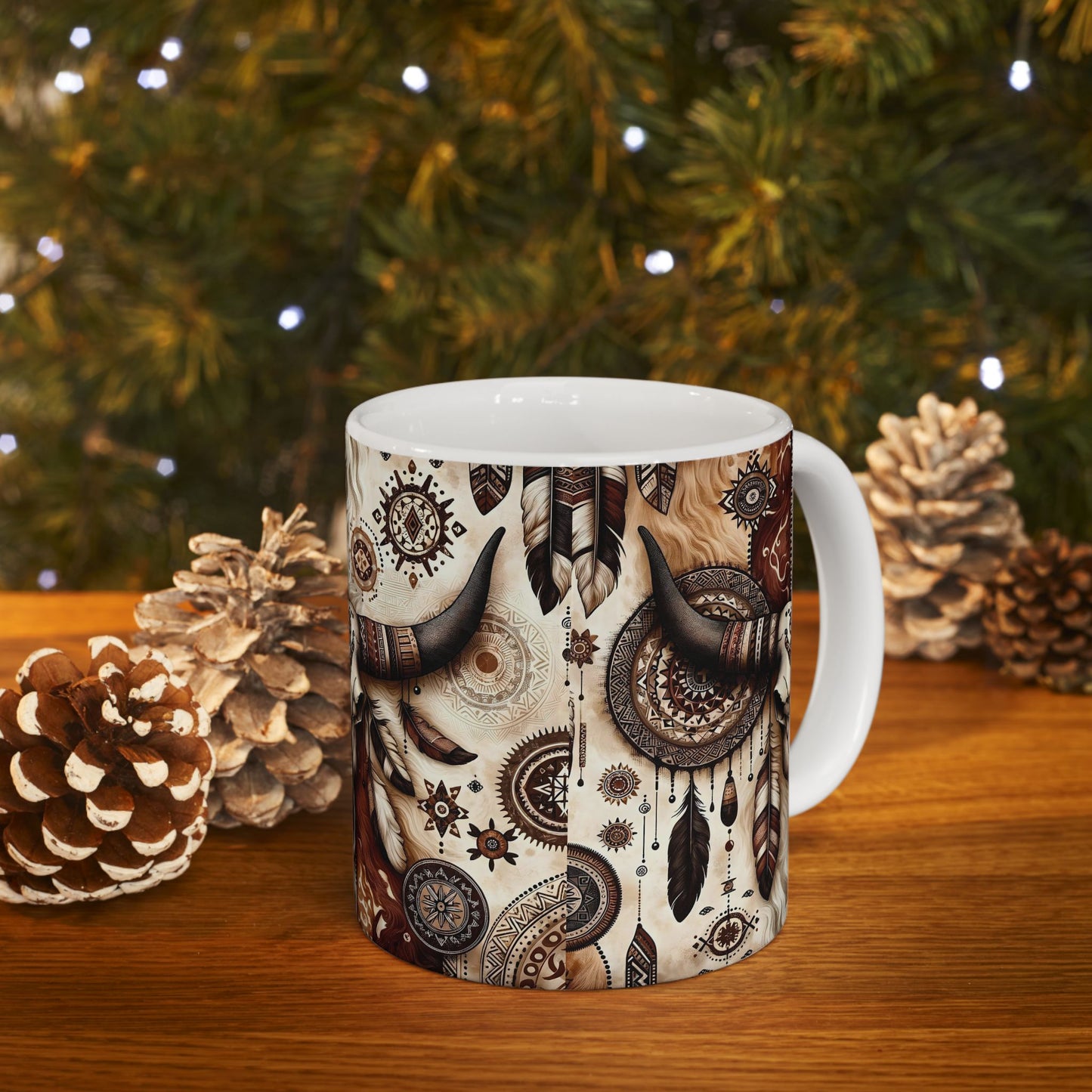 Western Skull Mug